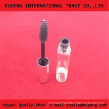 Clear mascara packaging with electroplating cap